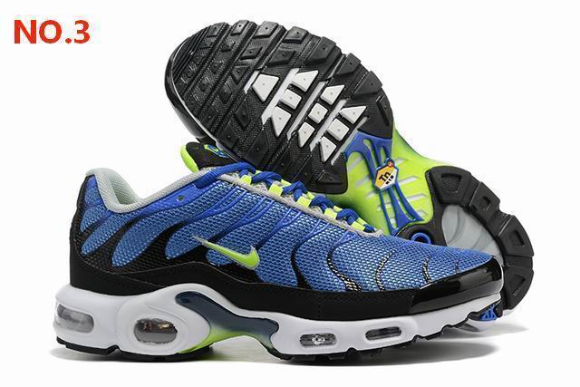 (image for) Nike Air Max Plus Blue Black Green Men's TN Shoes-147